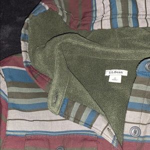 L.L. Bean Flannel with Fleece and Hoodie